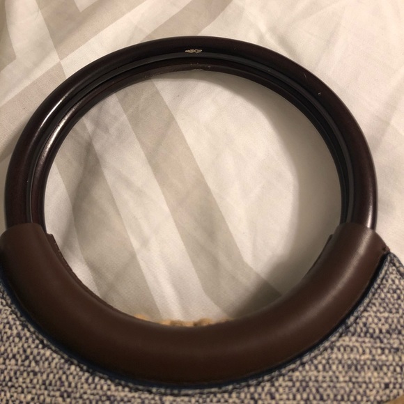 Wooden Handles of MK Collection Bag - Picture 1 of 6